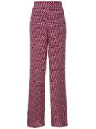 Etro Geo Print Palazzo Pants - Pink