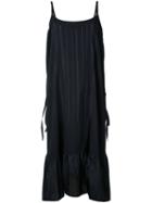 Uma Wang - 'nina' Dress - Women - Cotton/linen/flax - M, Black, Cotton/linen/flax