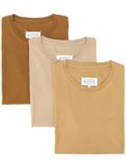 Maison Margiela T-shirt 3 Pack - Nude & Neutrals