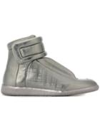 Maison Margiela Future Hi-top Sneakers, Men's, Size: 41, Grey, Leather/rubber