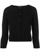 Samantha Sung - Cropped Cardigan - Women - Cashmere/wool - S, Black, Cashmere/wool