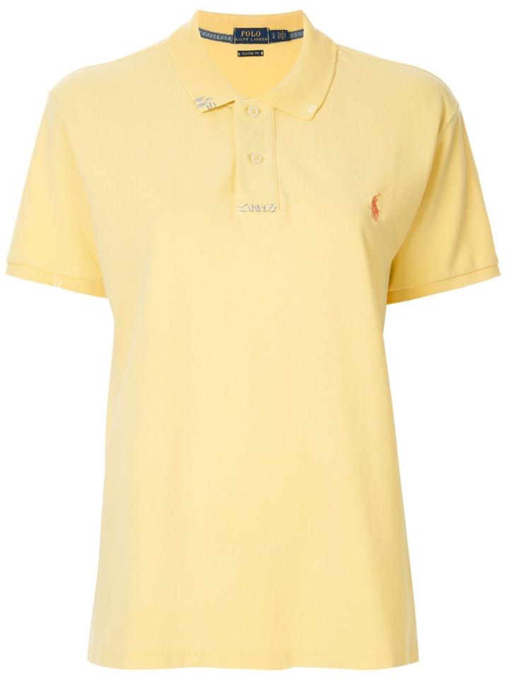 Polo Ralph Lauren Embroidered Logo Polo Top - Yellow