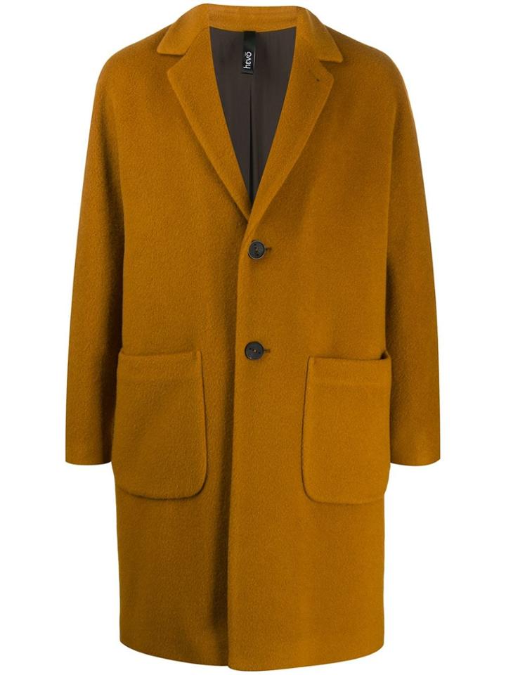 Hevo Buttoned Coat - Yellow