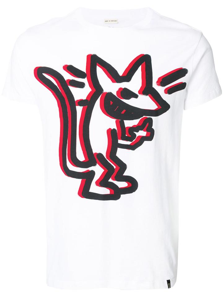 Marc Jacobs Stinky Rat Print T-shirt - White