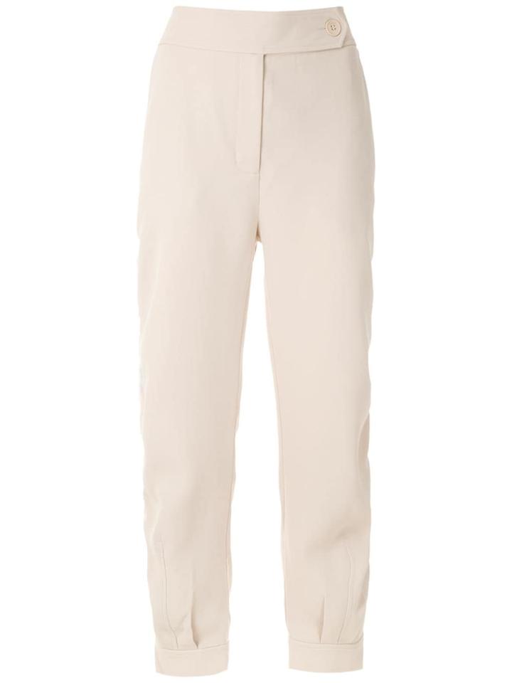 Egrey Cropped Tailored Trousers - Neutrals