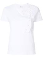 Red Valentino Appliqué Bow T-shirt - White
