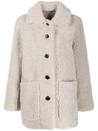 Zadig & Voltaire Magdas Reversible Coat - Neutrals