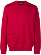 Stone Island Shadow Project Cargo-pocket Sweatshirt - Red