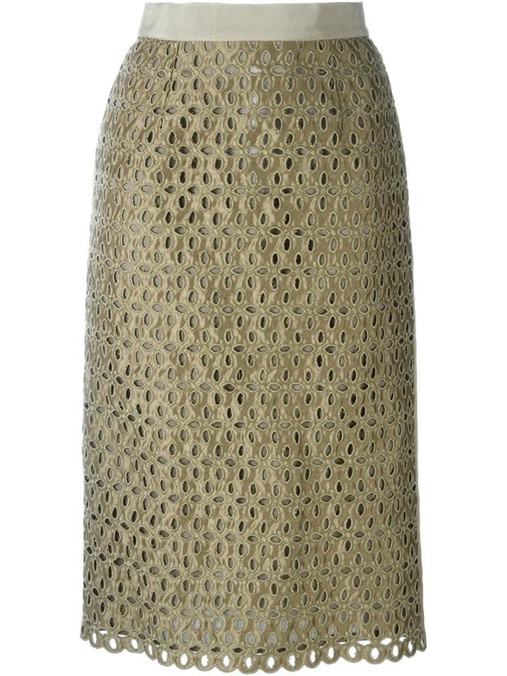 Marco Bologna Lace Cut-out Skirt