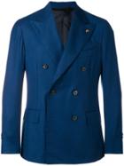 Gabriele Pasini Double-breasted Fitted Blazer - Blue