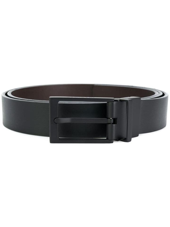 Troubadour Reversible Belt - Black And Brown Leather
