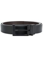 Troubadour Reversible Belt - Black And Brown Leather