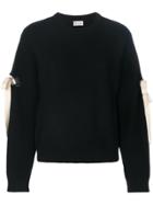 Red Valentino Lace-up Detail Jumper - Black