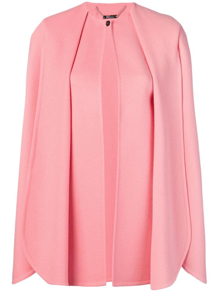 Alexander Mcqueen Pleated Cape - Pink & Purple