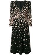 Bottega Veneta Plunge Butterfly Dress - Black