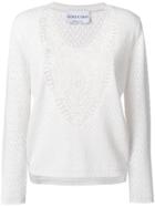 Giorgio Grati Lace Knit Jumper - White