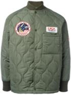 Joyrich Multi Patch Padded Jacket, Men's, Size: Medium, Green, Polyester