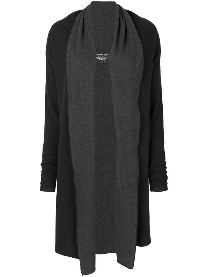Majestic Filatures Long Open Cardigan - Black