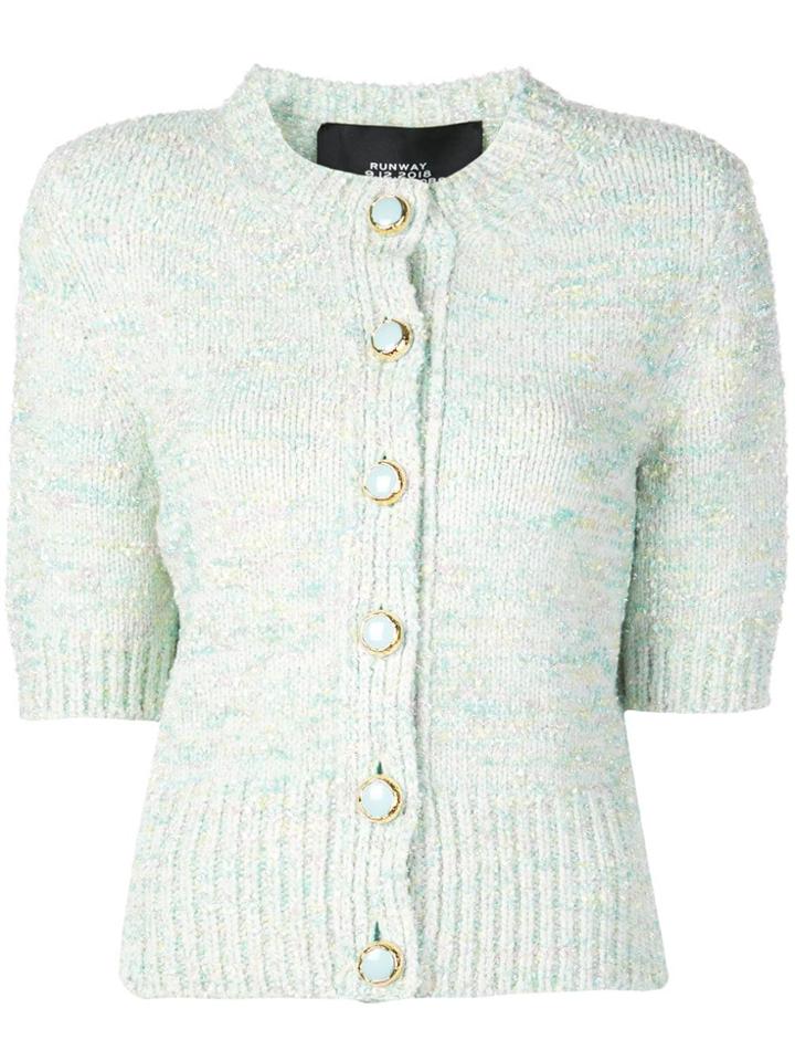 Marc Jacobs Button Detail Cardigan - Green