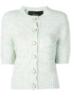 Marc Jacobs Button Detail Cardigan - Green