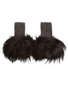 Lanvin Fox Fur Gloves