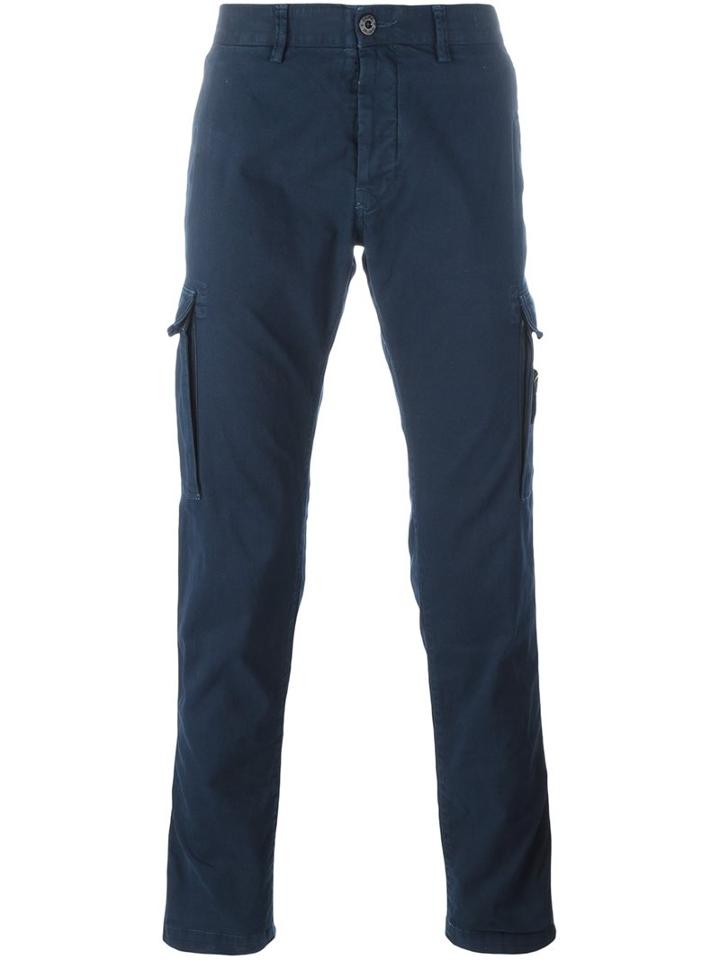 Stone Island Patch Pockets Tapered Trousers