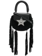 Salar Star Fringe Crossbody Bag - Black