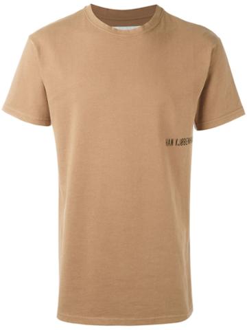 Han Kj0benhavn Casual T-shirt, Men's, Size: Medium, Brown, Cotton