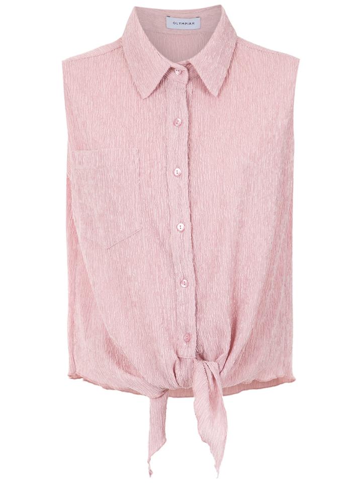 Olympiah Tiered Shirt - Nude & Neutrals