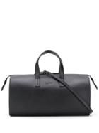 Jil Sander Navy Cylinder Tote - Black