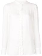 Massimo Alba Ruffle Detail Blouse - White
