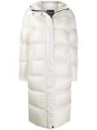 Duvetica Hooded Padded Coat - White