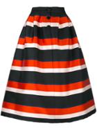 Vivetta Striped A-line Skirt, Women's, Size: 44, Polyester/nylon