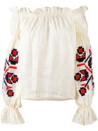 March 11 - Zarina Blouse - Women - Linen/flax/acrylic - S, Nude/neutrals, Linen/flax/acrylic