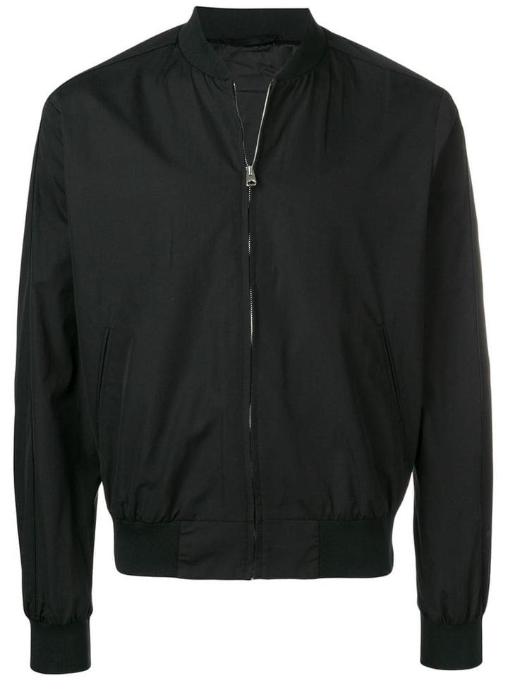 Stella Mccartney Worldwide Embroidered Bomber Jacket - Black