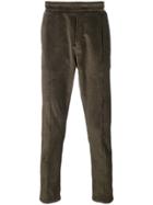 Low Brand Textured Track Pants - Green