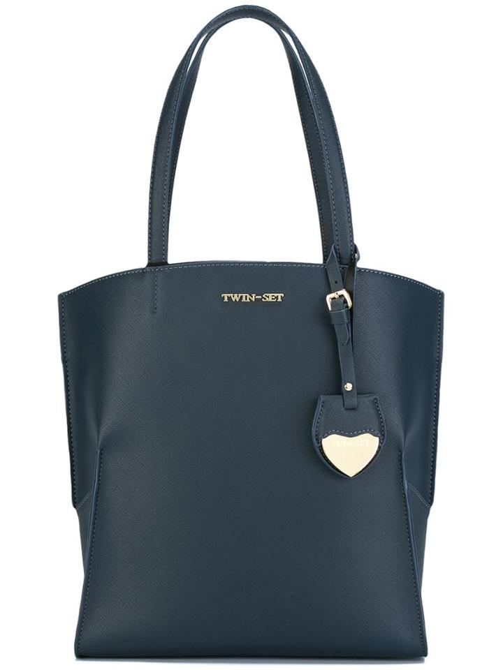 Twin-set Hanging Heart Tag Tote