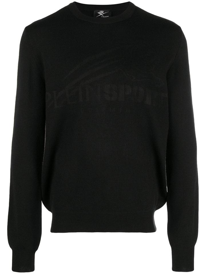 Plein Sport Printed Logo Sweatshirt - Black
