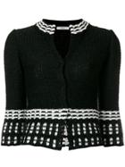 Charlott Fitted Knit Jacket - Black