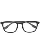 Kiton Square Frame, Black, Acetate/titanium