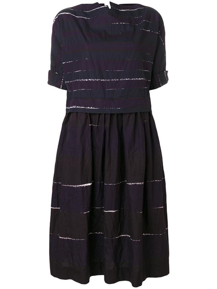 Daniela Gregis Striped Midi Dress - Blue