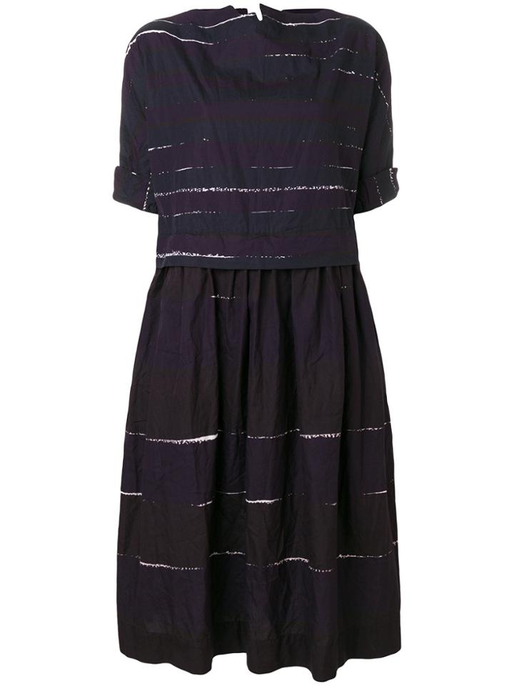 Daniela Gregis Striped Midi Dress - Blue