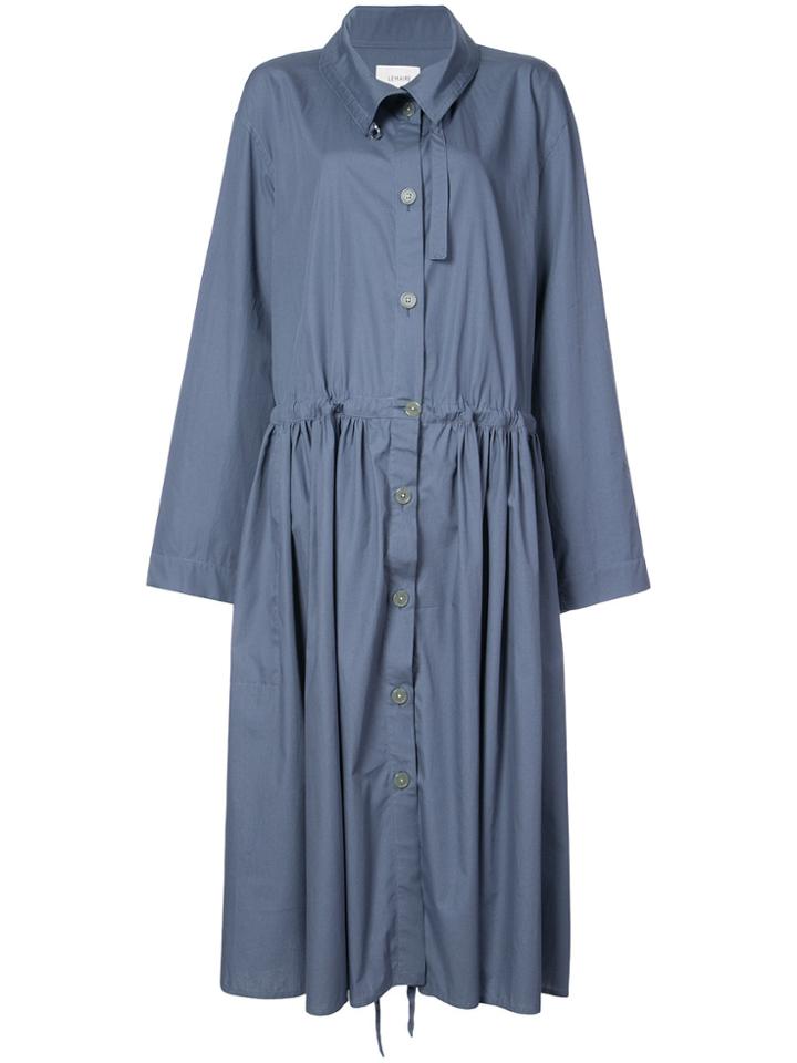 Lemaire Parachute Trench Coat - Blue