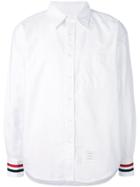 Thom Browne Striped Cuff Shirt - White