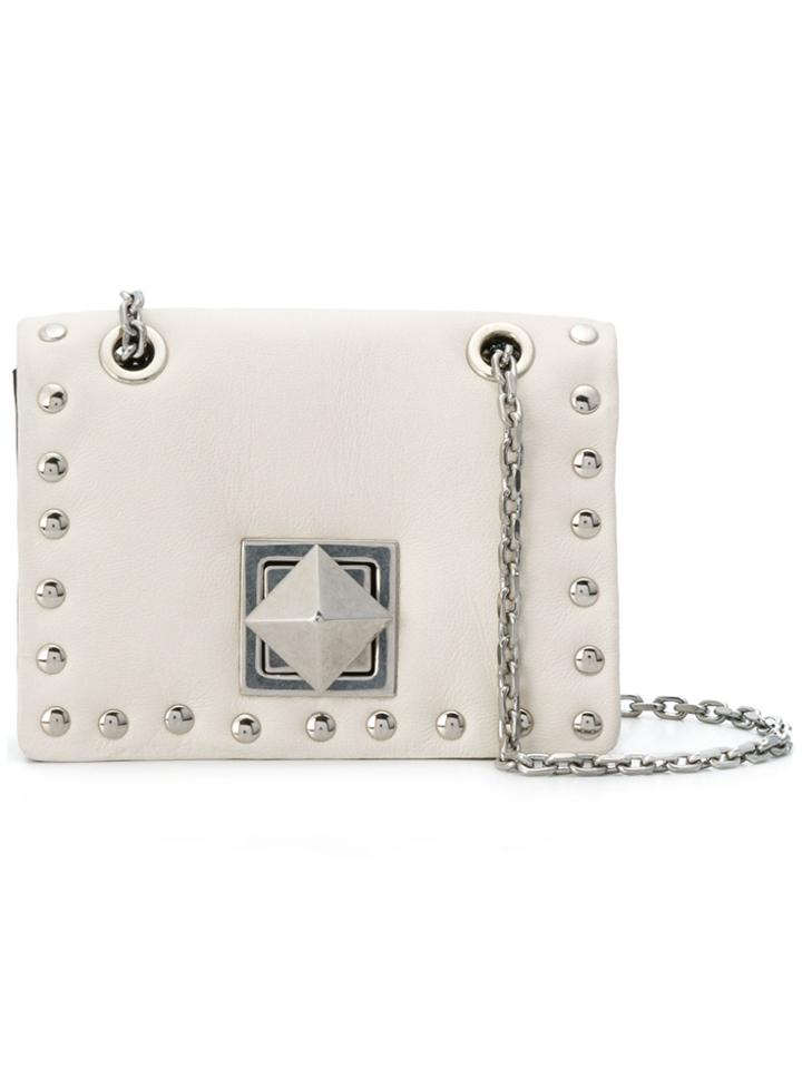 Sonia Rykiel Studded Mini Bag - White