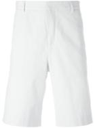 Jil Sander Knee Length Chino Shorts, Men's, Size: 50, Grey, Cotton