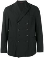 The Gigi Double-breasted Blazer, Men's, Size: 52, Black, Cotton/spandex/elastane