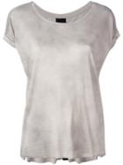 Thom Krom Round Neck T-shirt, Women's, Size: Small, Nude/neutrals, Linen/flax/viscose