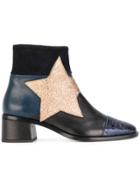Hilfiger Collection Patchwork Star Ankle Boots - Multicolour