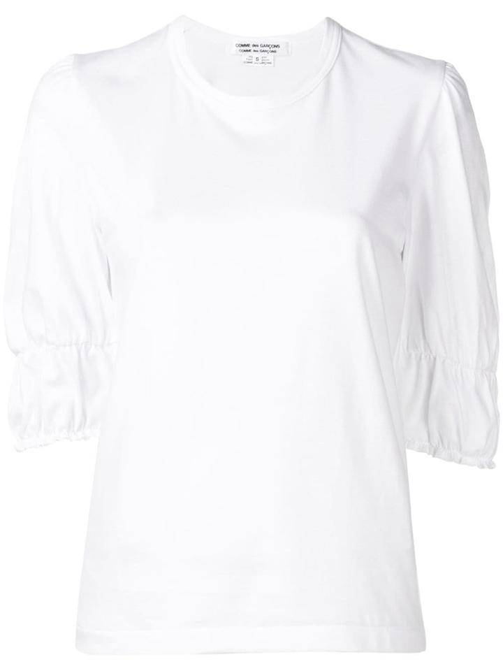 Comme Des Garçons Comme Des Garçons 3/4 Sleeves T-shirt - White